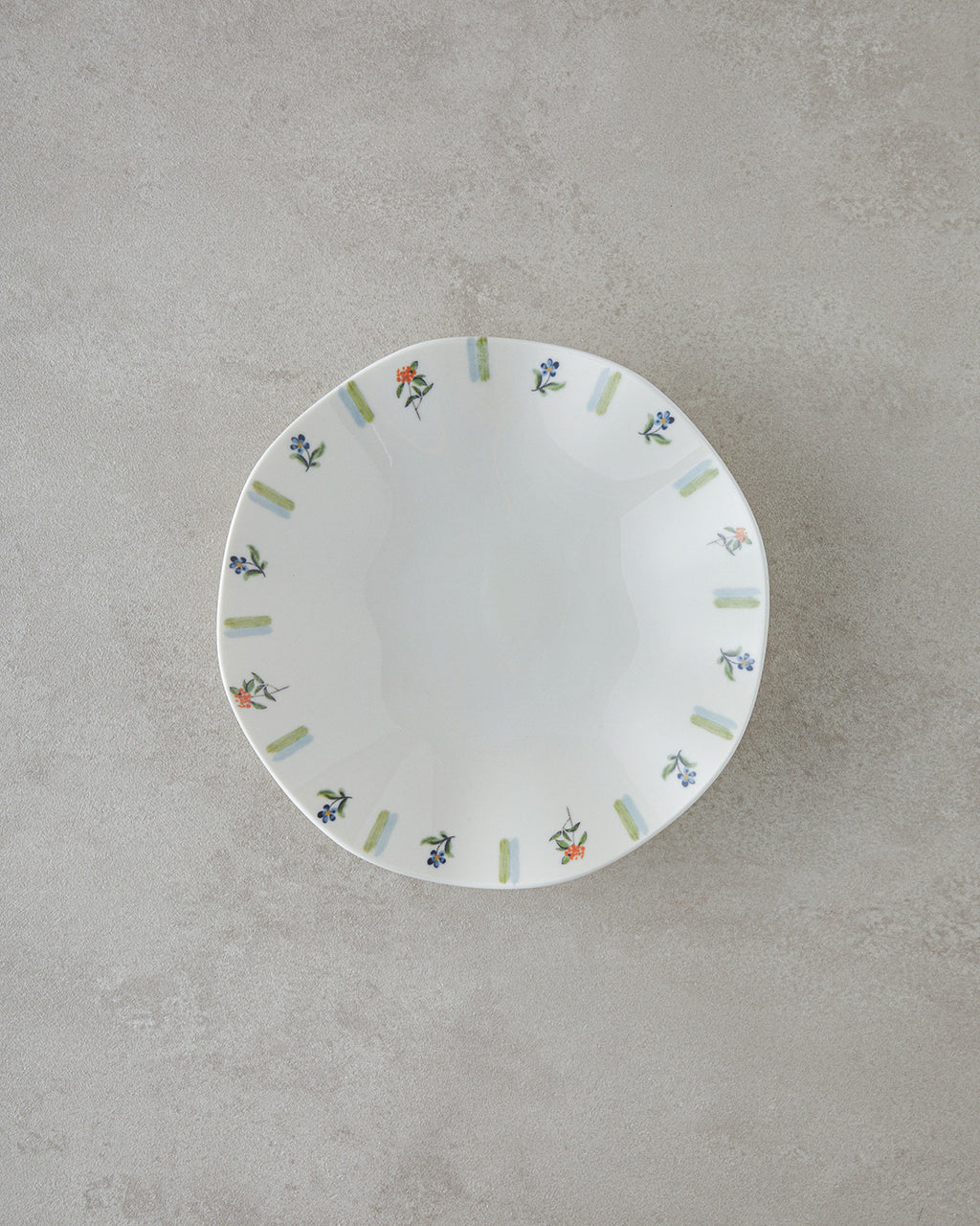 Pleasant Porcelain Table Set 24 Pieces, 6 Servings Green - Blue (view 6)