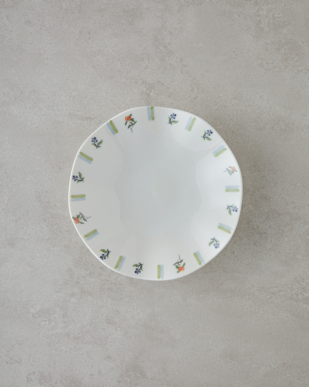 Pleasant Porcelain Table Set 24 Pieces, 6 Servings Green - Blue (view 6)