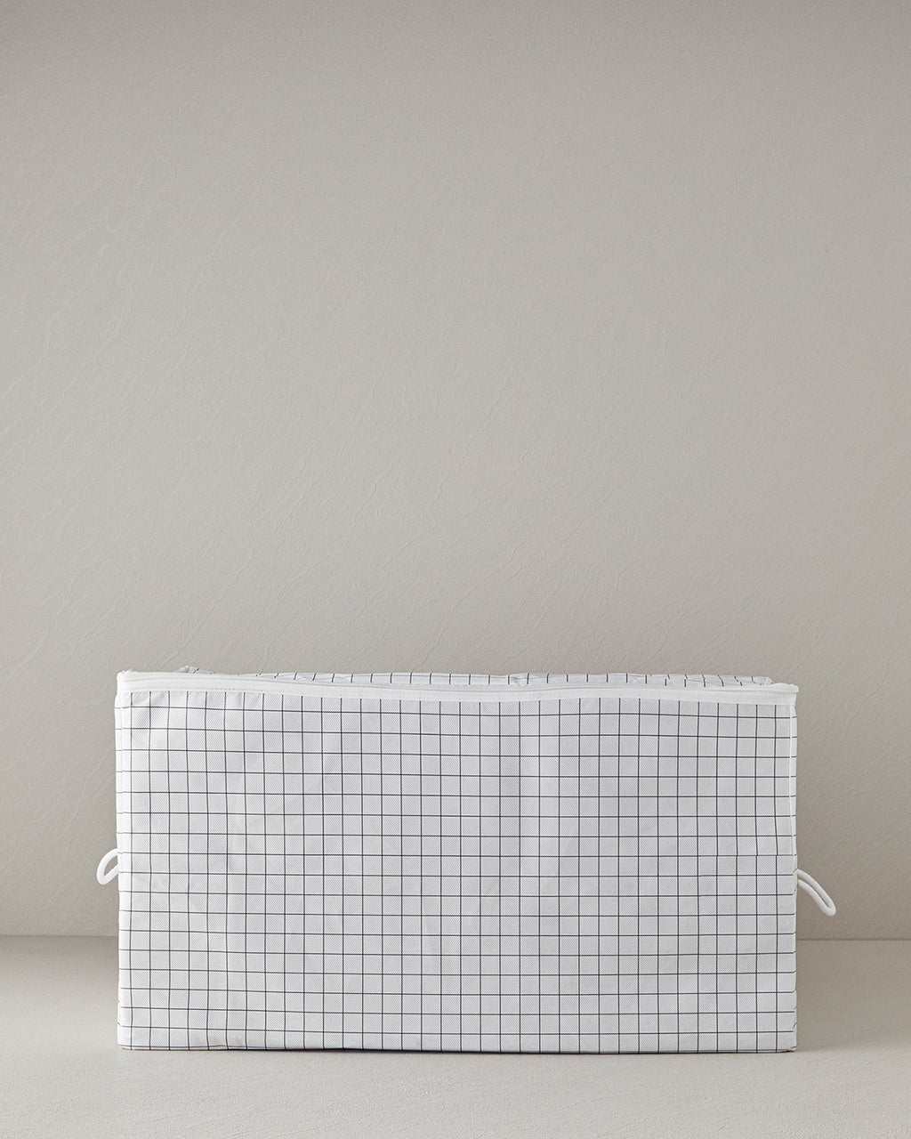 Striped Storage Bag White - 74x46x46 cm