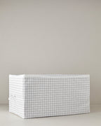 Striped Storage Bag White - 64x41x35 cm (view 2)