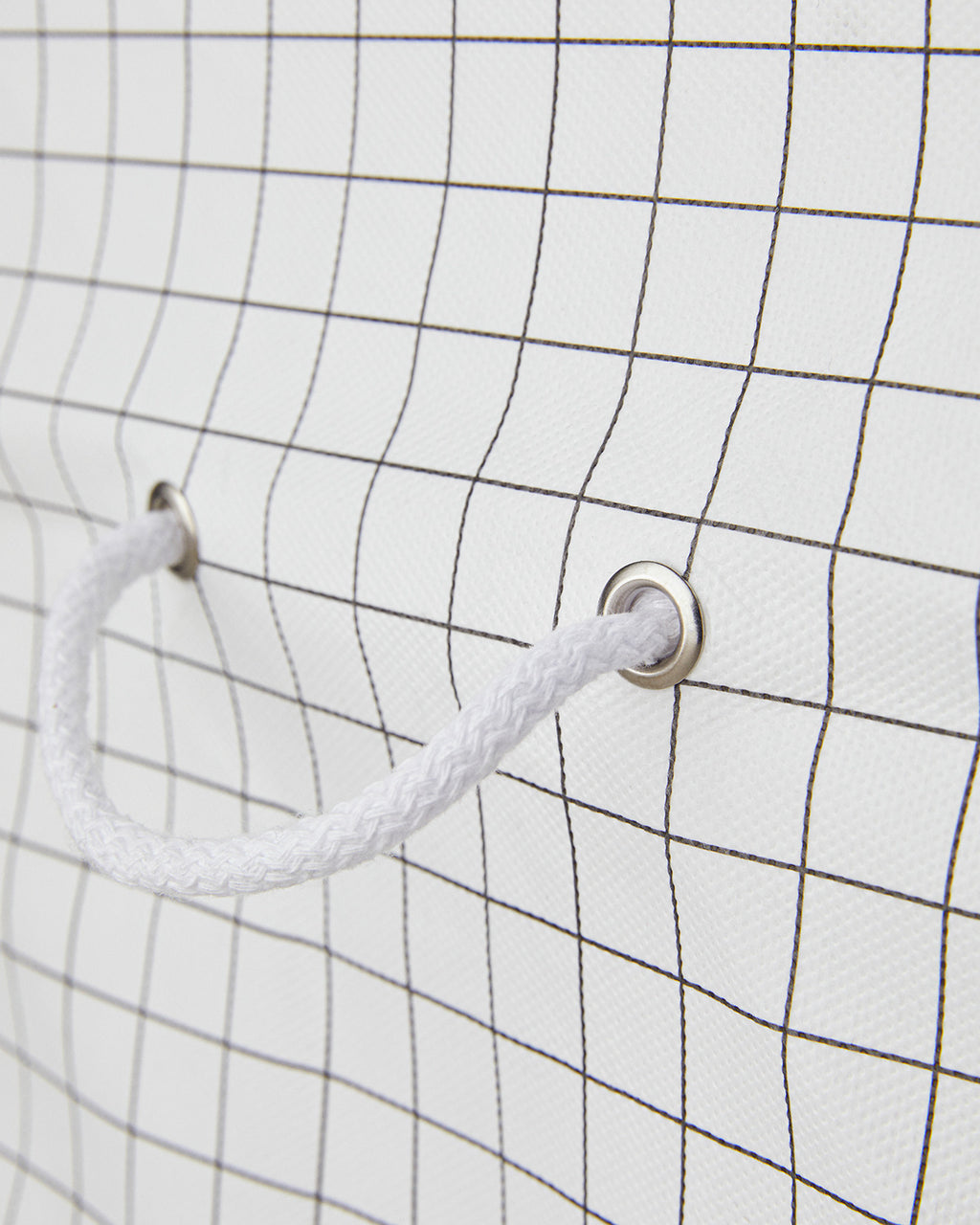 Striped Storage Bag White (view 7)