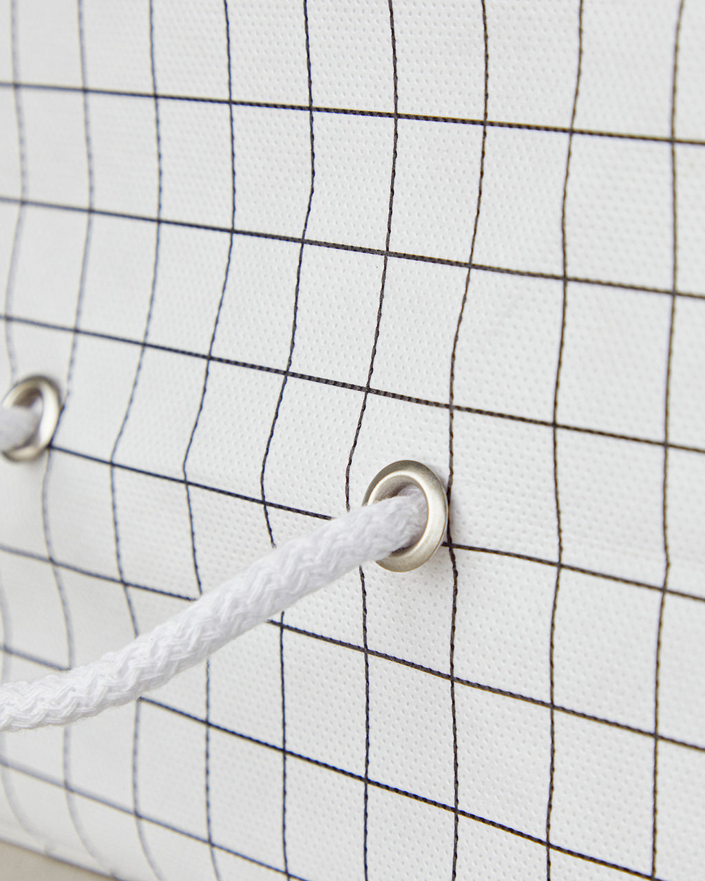 Striped Storage Bag White (view 11)