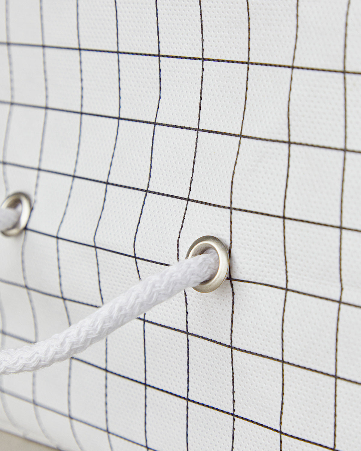 Striped Storage Bag White (view 11)