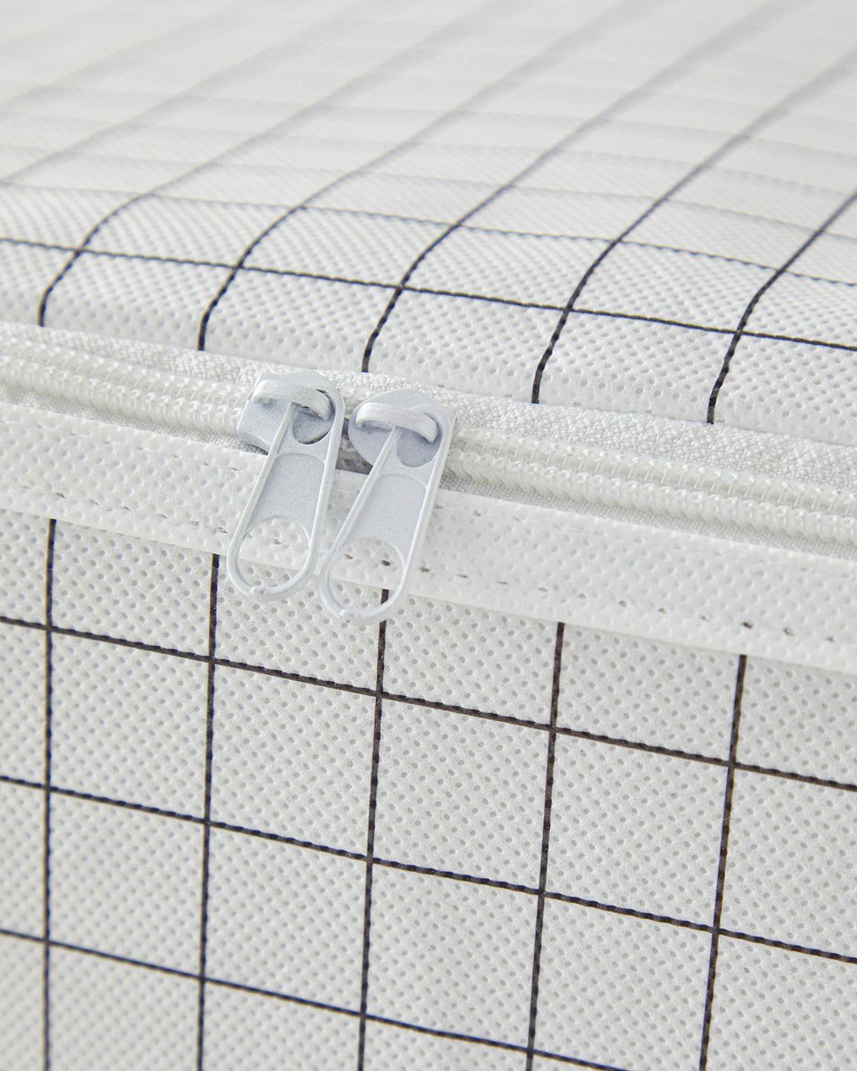 Striped Storage Bag White (view 12)