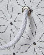 Flowery Storage Bag 30x22x18 cm White (view 4)