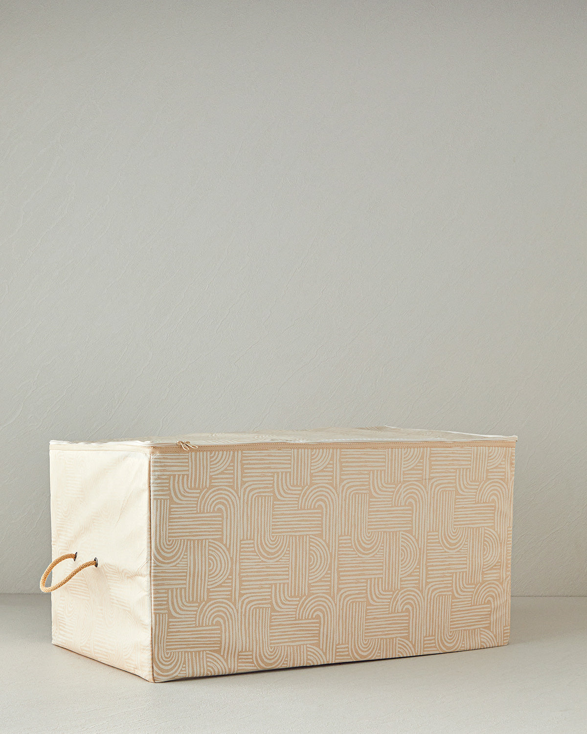 Wavy Storage Bag Beige - 30x22x18 cm (view 2)