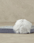 Ashley Felt Women House Slippers 36 Gray