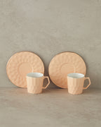 Hestia New Bone China 4 Pieces 2 Servings Coffee Cup Set 80 ml - Dark Green (view 3)