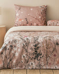 Sweet Spring Soft Cotton with Digital Print Double Size Duvet Cover Set 200x220 cm Dusty Rose