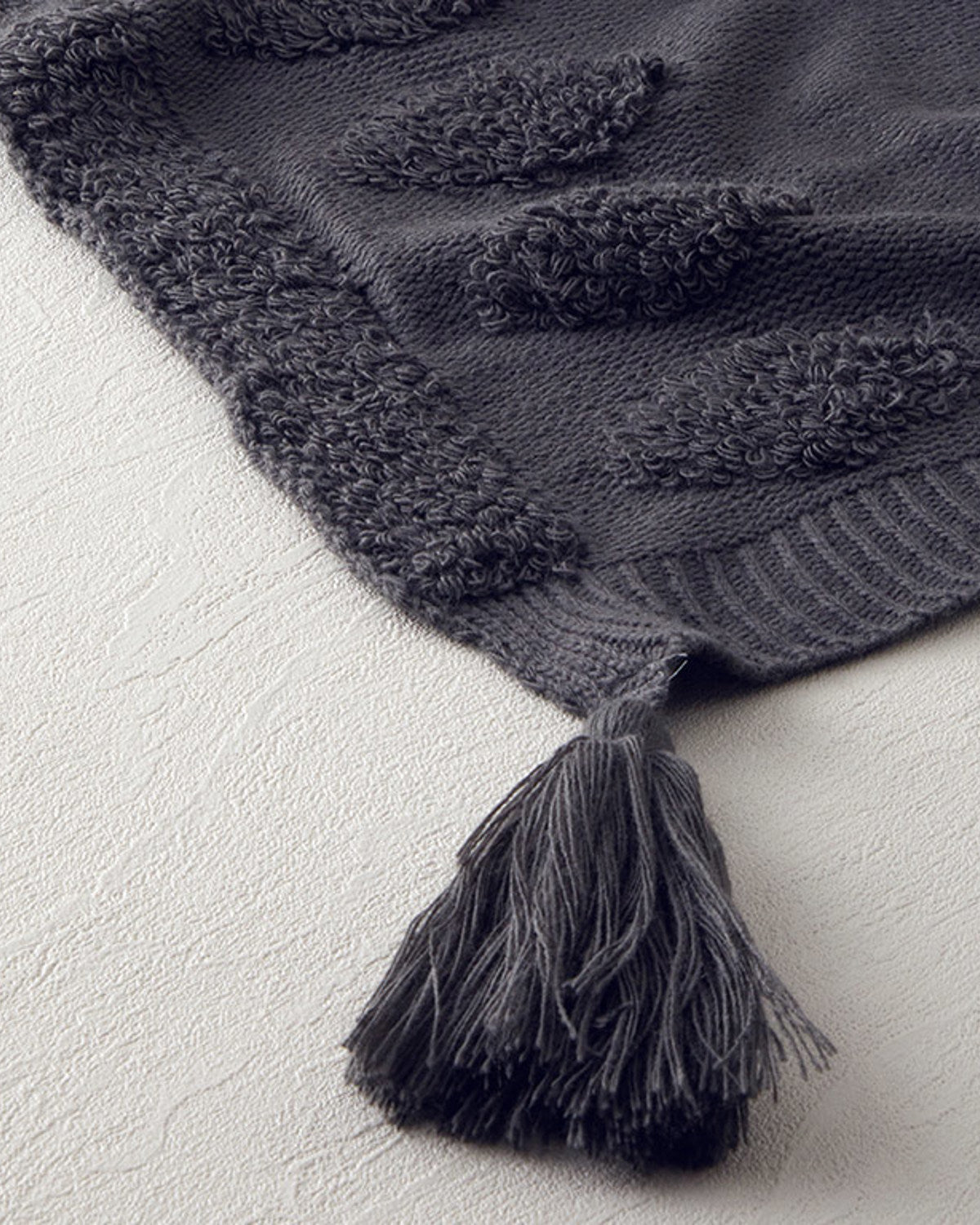 ComfyCover Knitwear Sofa Throw 130x170 cm Anthracite (view 2)