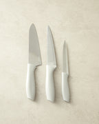 Cross Steel 3 pcs Chef Knife 22-27.5-27.5 cm Cream