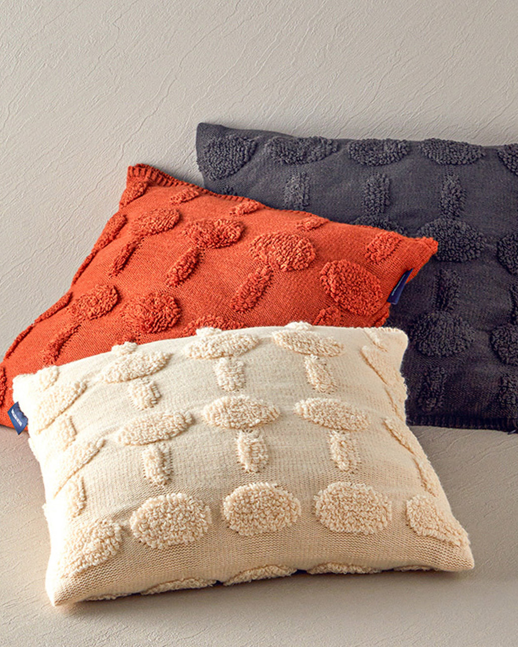 ComfyCover Knitwear Toss Pillow Cover 45x45 cm Anthracite (view 2)