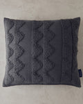 PlushTouch Knitwear Toss Pillow Cover 45x45 cm Anthracite