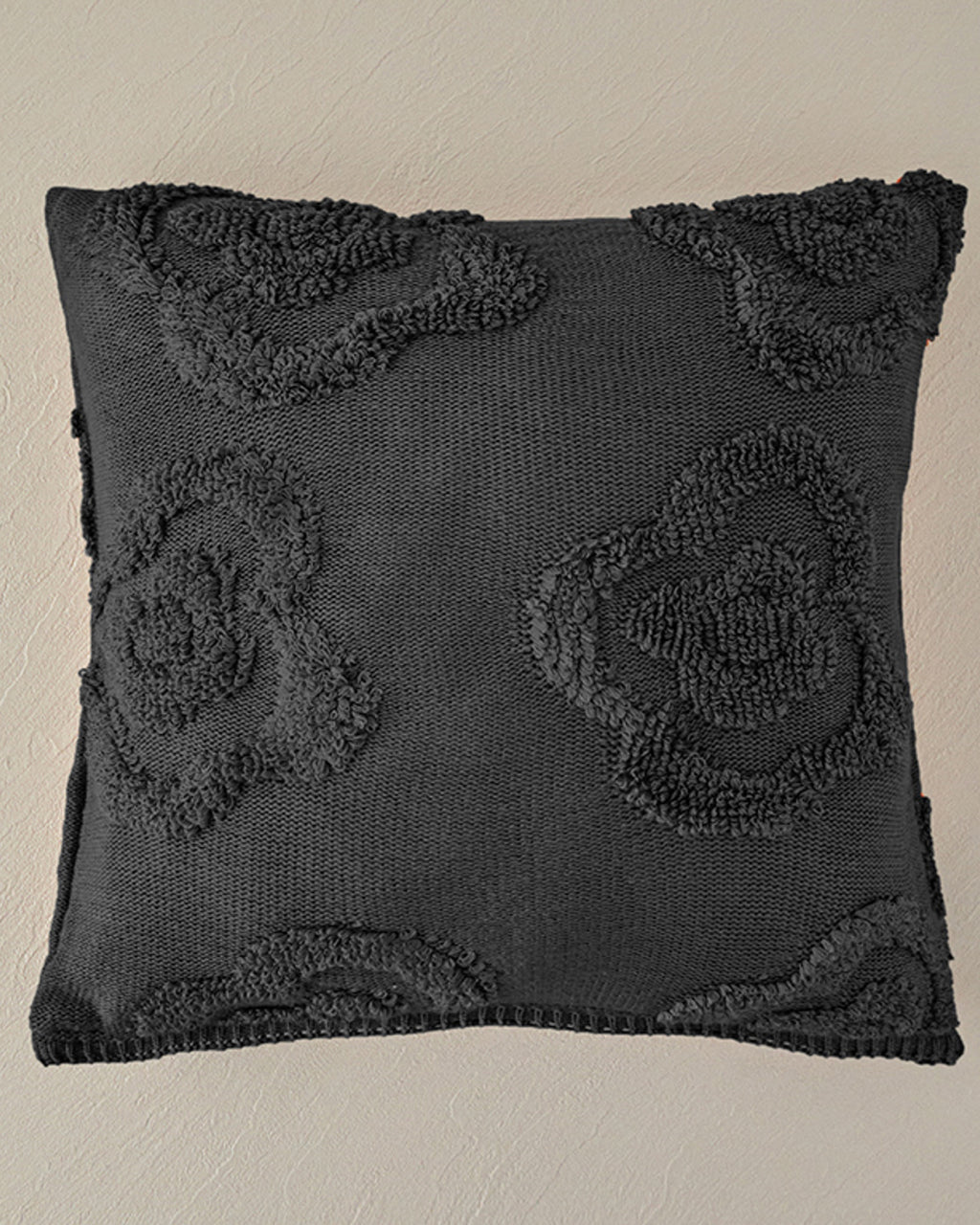 Knitwear Toss Pillow Cover 45x45 cm Anthracite