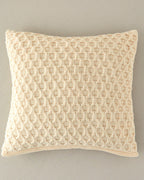 Velvety Knitwear Toss Pillow Cover 45x45 cm - Light Stone