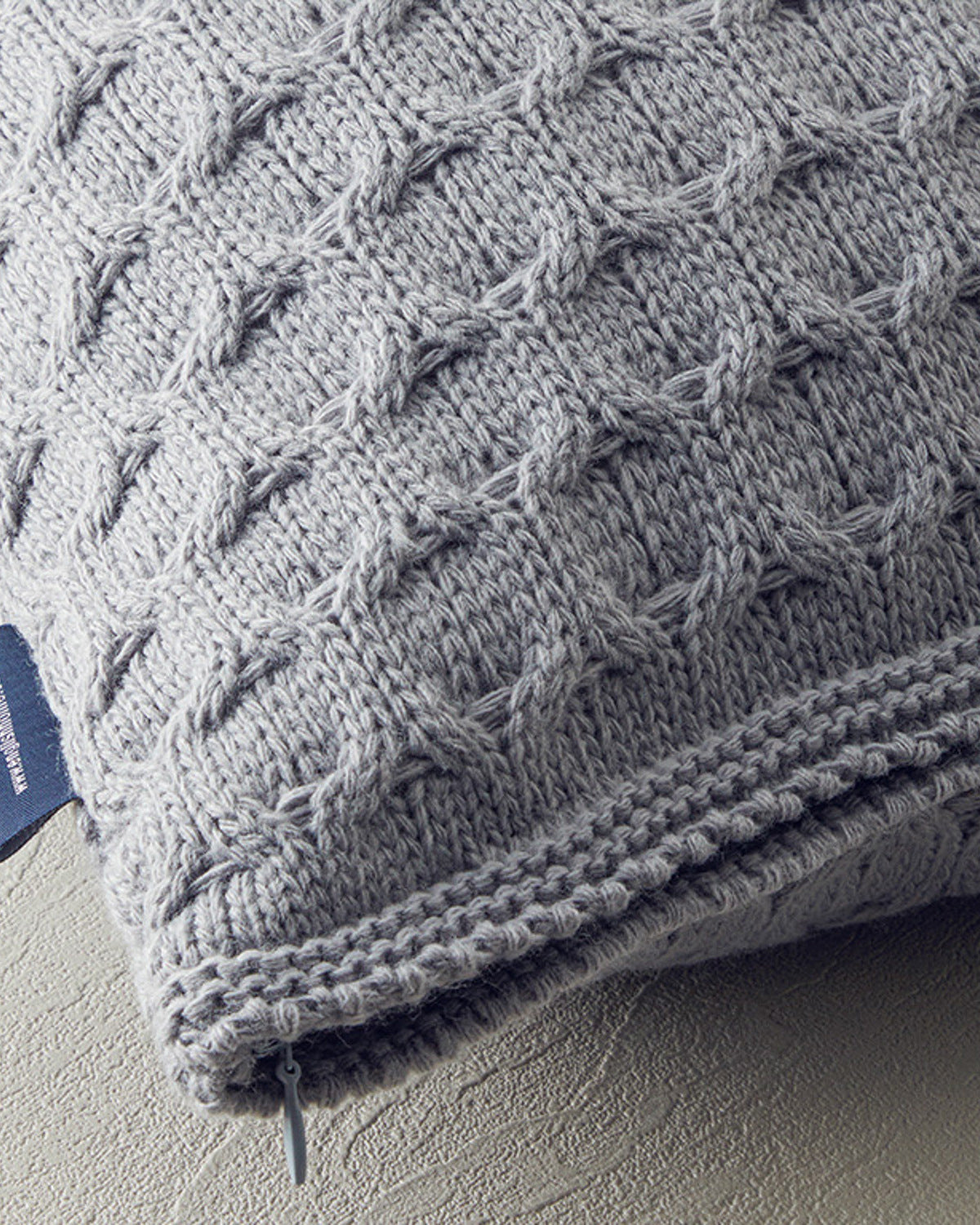 Velvety Knitwear Toss Pillow Cover 45x45 cm (view 5)