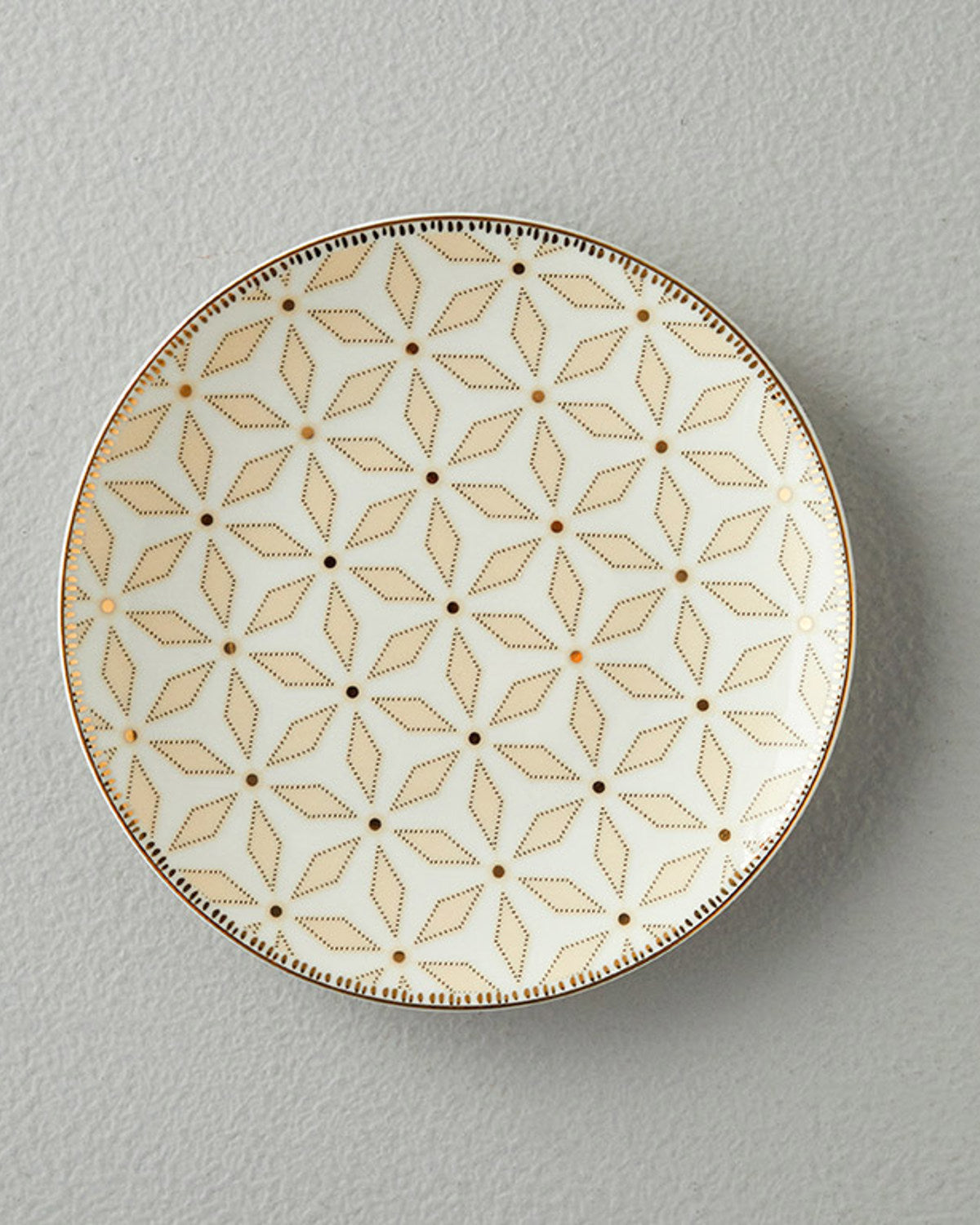 Modern Sense Bone Porcelain Cake Plate 20 cm - White