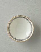 Modern Passion Bone Porcelain Bowl 15 cm Black