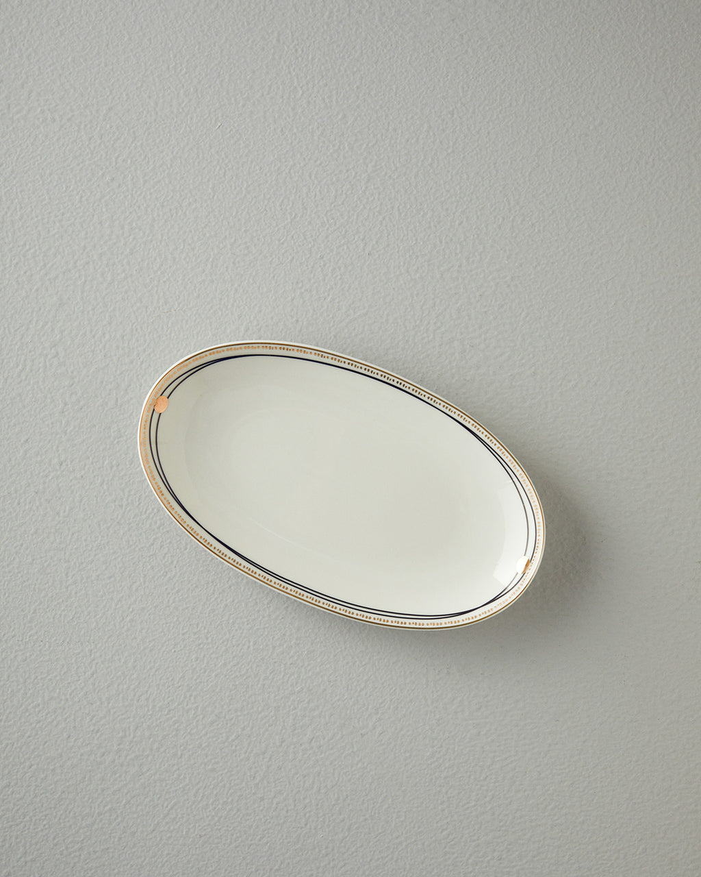 Modern Glow Bone Porcelain Rectangular Plate 25 cm White