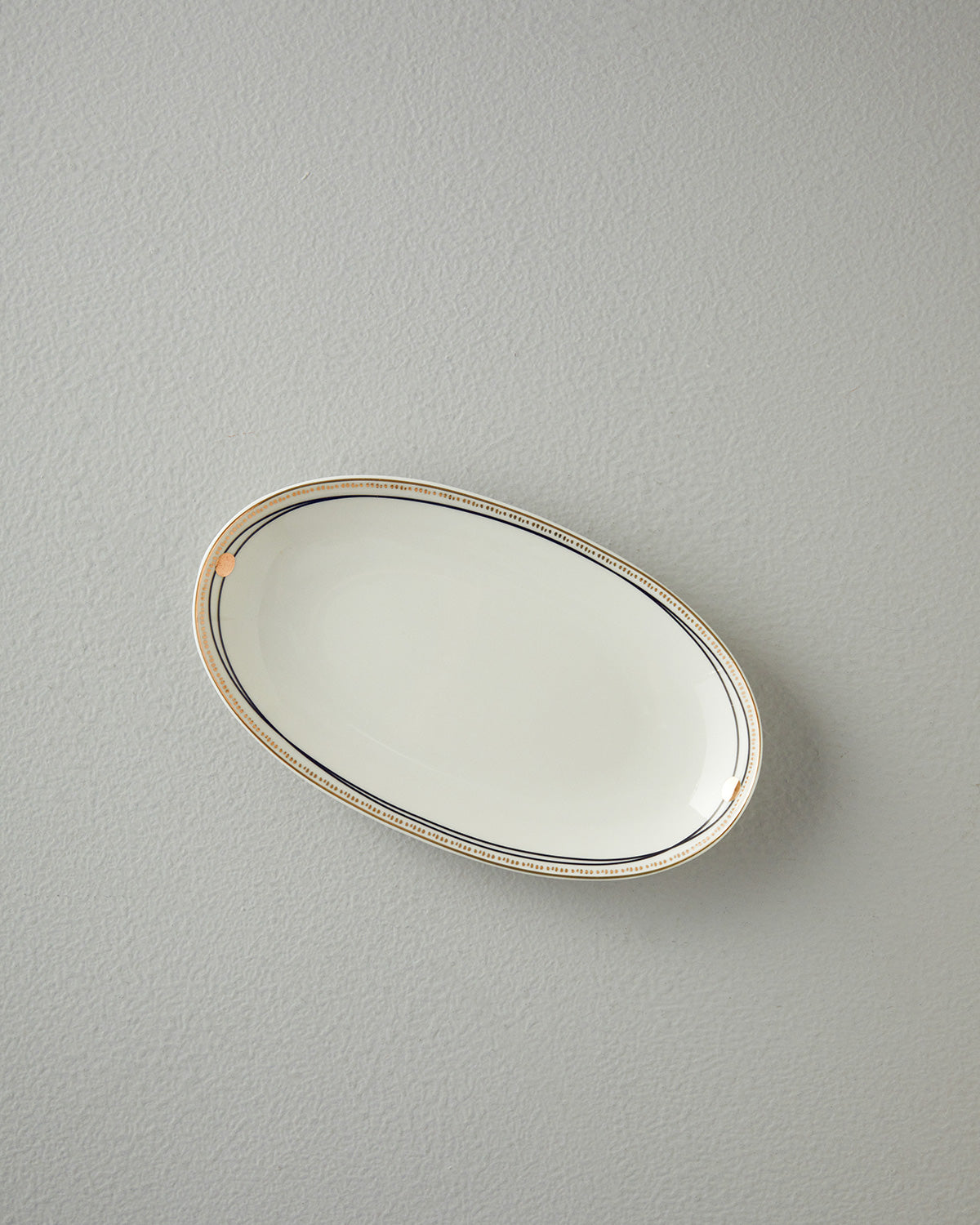 Modern Glow Bone Porcelain Rectangular Plate 25 cm White