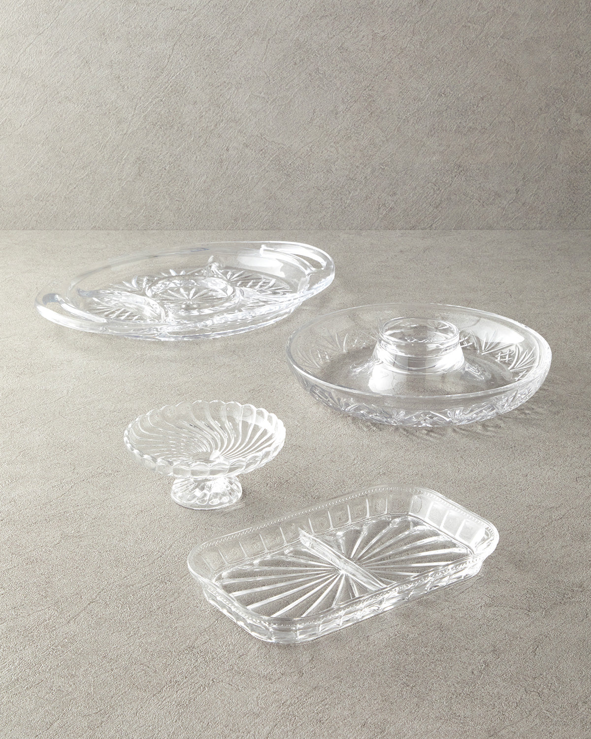 Fiona Glass with Legs Serving Ware 14.5 cm Transparent (view 4)