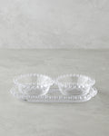 Miny Glass with Legs Serving Ware Transparent - 32x13 cm