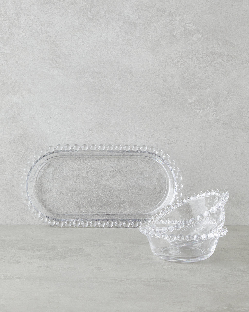 Miny Glass with Legs Serving Ware Transparent - 25x13 cm (view 2)