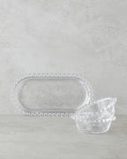 Miny Glass with Legs Serving Ware Transparent - 25x13 cm (view 2)