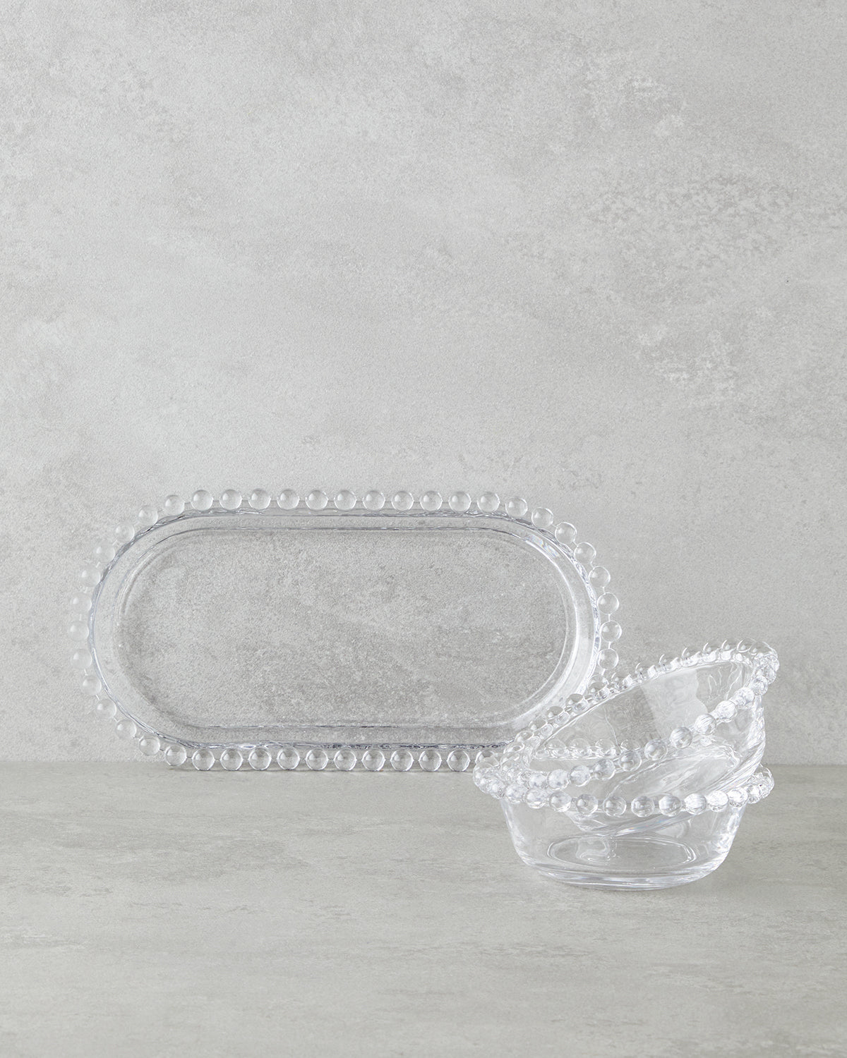 Miny Glass with Legs Serving Ware Transparent - 25x13 cm (view 2)