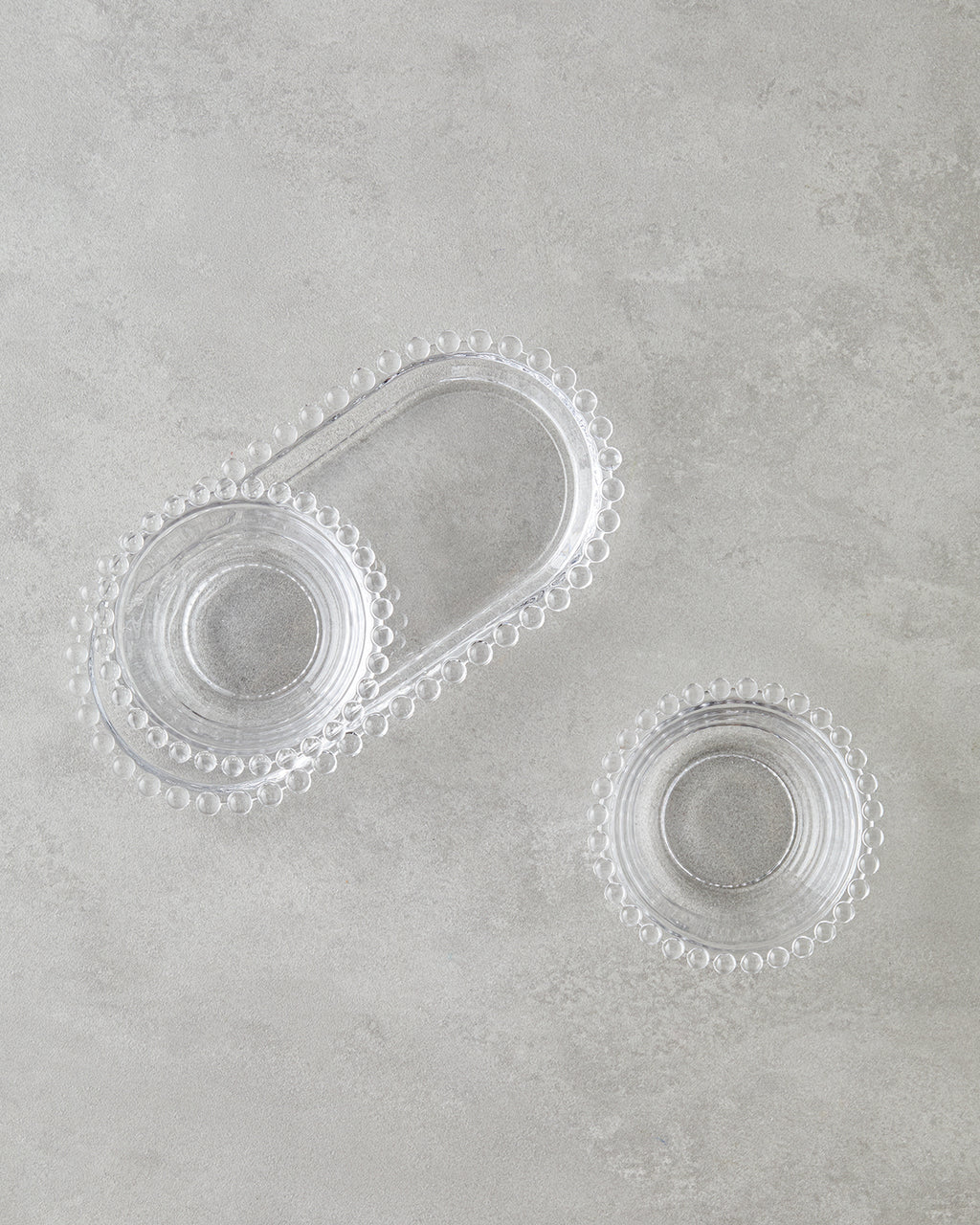 Miny Glass with Legs Serving Ware Transparent (view 3)