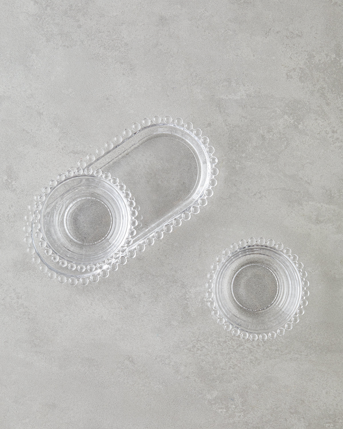 Miny Glass with Legs Serving Ware Transparent (view 3)