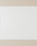 Viola Cotton Velvet Jacquard Foot Towel 50x70 cm Ecru