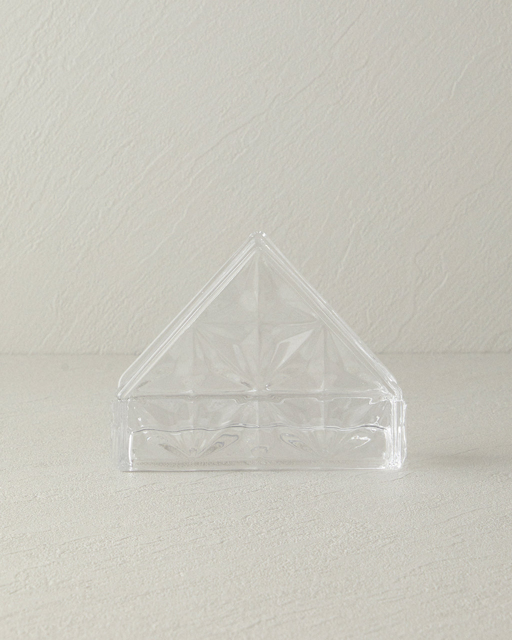 Glass Napkin Holder 12.5x4.5x10 cm Transparent