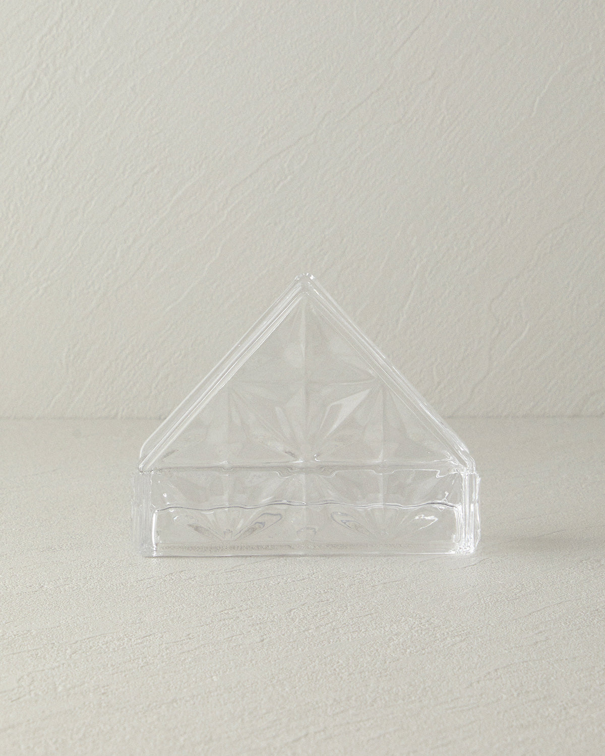 Glass Napkin Holder 12.5x4.5x10 cm Transparent