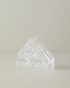 Glass Napkin Holder 12.5x4.5x10 cm Transparent (view 2)