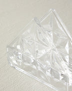 Glass Napkin Holder 12.5x4.5x10 cm Transparent (view 3)