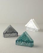 Glass Napkin Holder 12.5x4.5x10 cm Transparent (view 4)