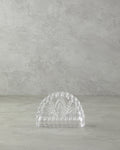 Meri Glass Napkin Holder 12.5x4x9 cm Transparent