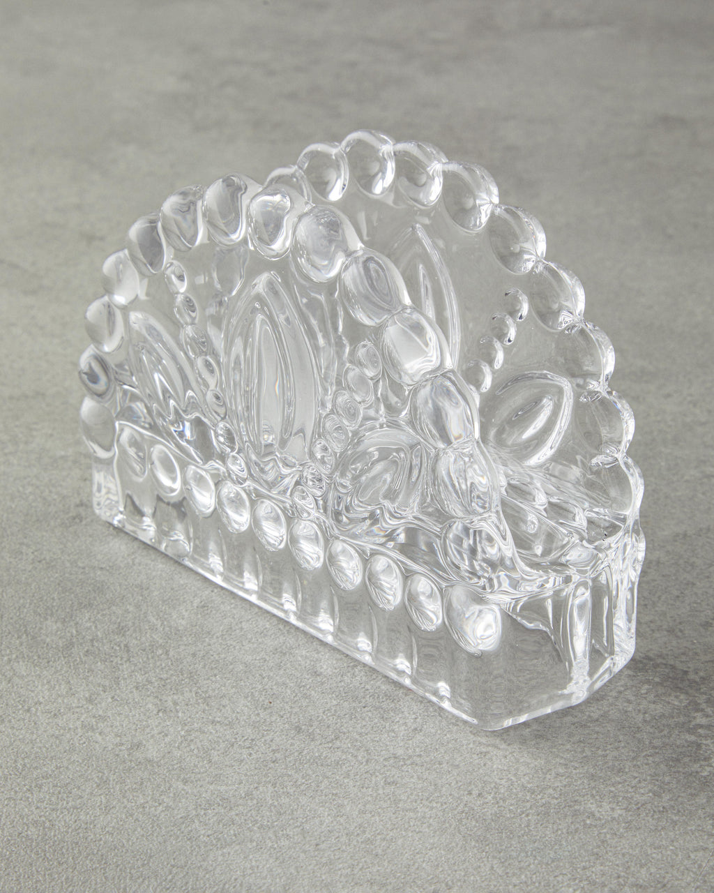 Meri Glass Napkin Holder 12.5x4x9 cm Transparent (view 3)