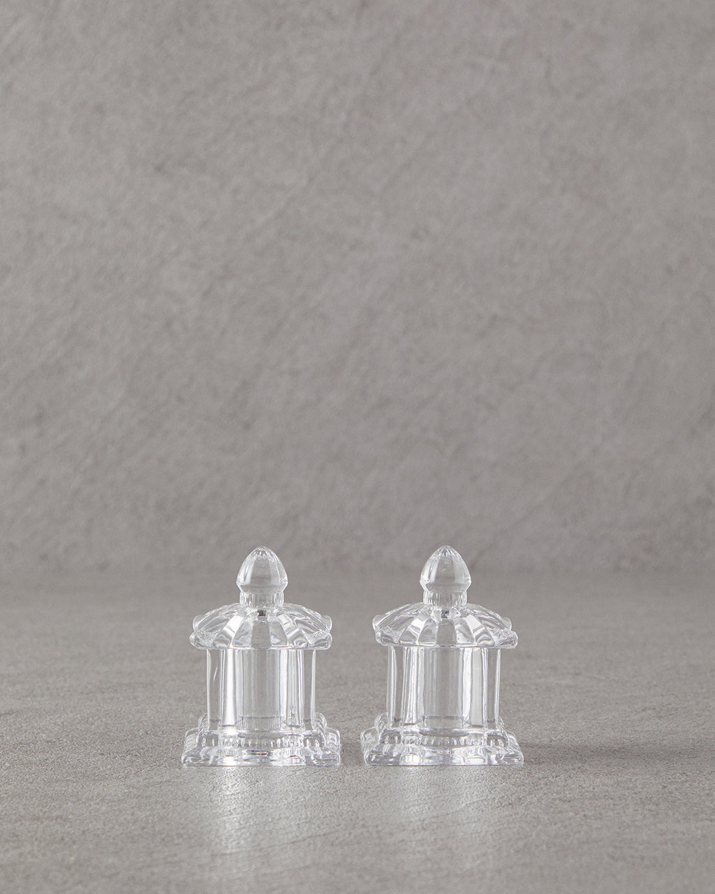 Yuna Glass Salt and Pepper Shaker 5.5x5.5x7 cm Transparent