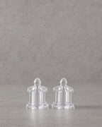 Yuna Glass Salt and Pepper Shaker 5.5x5.5x7 cm Transparent