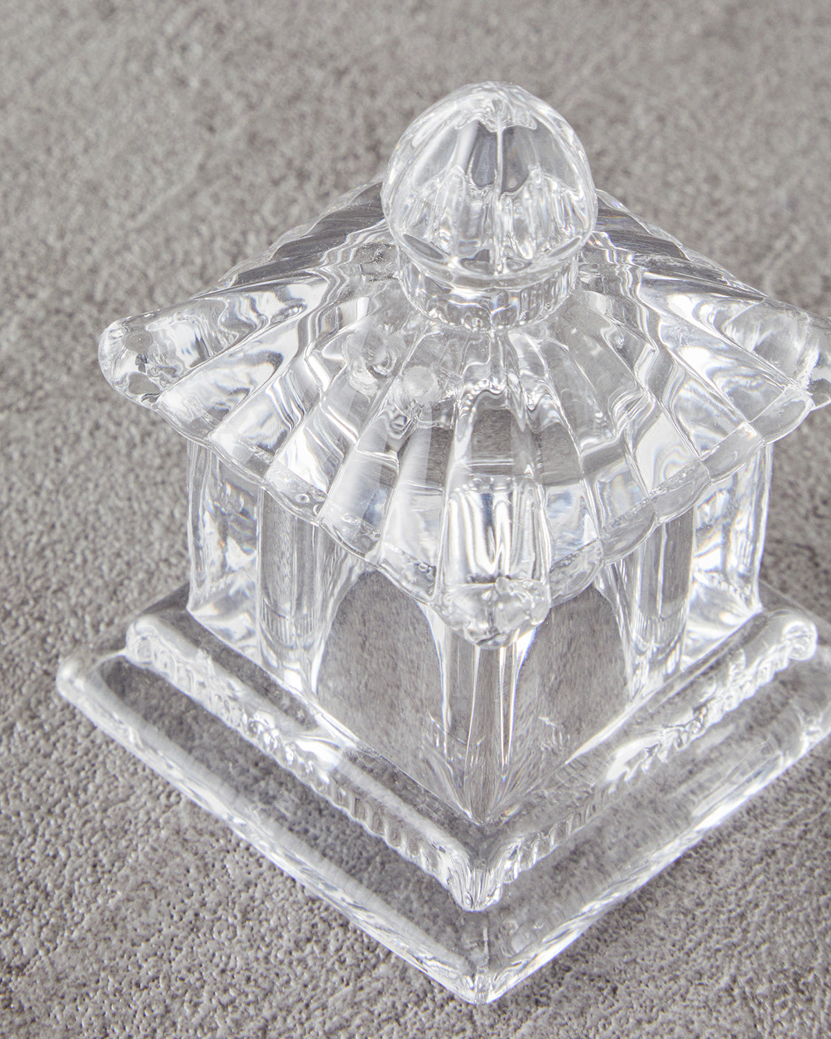 Yuna Glass Salt and Pepper Shaker 5.5x5.5x7 cm Transparent (view 3)