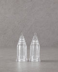 Kerry Glass Salt and Pepper Shaker 5.5x5.5x7 cm Transparent