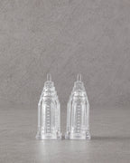 Kerry Glass Salt and Pepper Shaker 5.5x5.5x7 cm Transparent