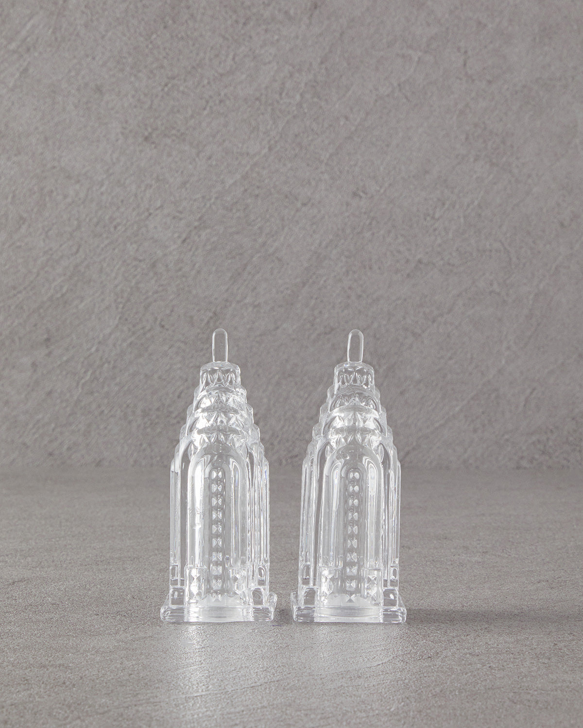Kerry Glass Salt and Pepper Shaker 5.5x5.5x7 cm Transparent