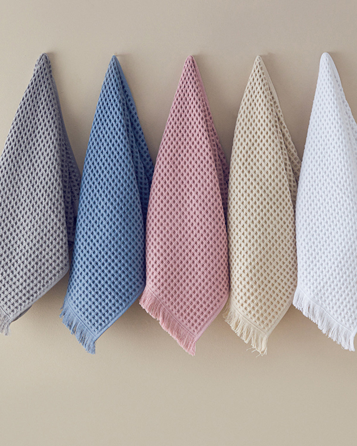 Sofya Cotton Waffle Face Towel 50x80 cm (view 8)
