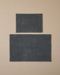 Paige Polyester Pasta Bath Mat Set 60x90+40x60 Anthracite
