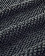 Paige Polyester Pasta Bath Mat Set 60x90+40x60 Anthracite (view 3)