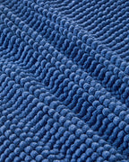 Paige Polyester Pasta Bath Mat 50x80 cm Blue (view 3)