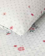 Cotton Double Size Duvet Cover Set 200x220 cm Pink (view 4)